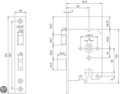 Veiligheidsslot PC - DIN Links