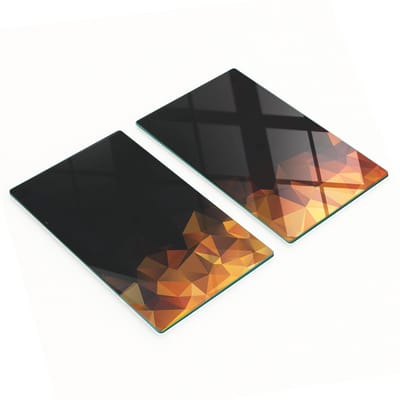 Multifunctionele decoratieve glazen snijplanken voor de keuken, abstractie, 2x30x52 cm