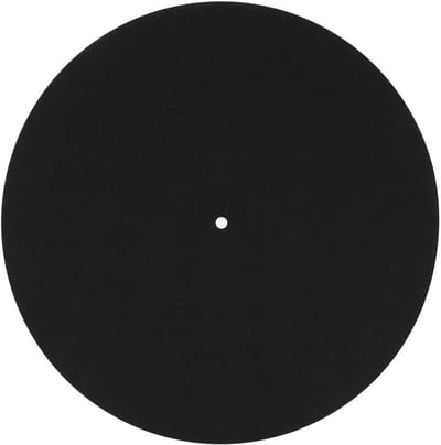 Set van 2 Antistatische Platenmatten van 12 Inch - Ultra Dun, Slipvast en Beschermend voor Platenspeler en Vinyl Records