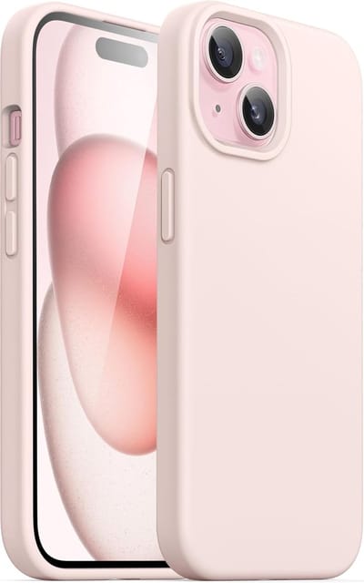 Arara Hoesje Geschikt voor iPhone 15 Plus Hoesje Siliconen - liquid Backcover - Zand
