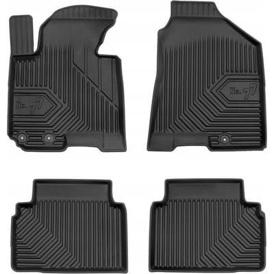 Frogum - No.77 - Automatten 3D - Geschikt voor HYUNDAI Tucson II (2009-2015) - 4-delig - TPE Rubber - Zwart