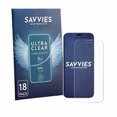 Savvies - Screenprotector voor Honor 600e - Folie Beschermfolie transparant 18 Stuks