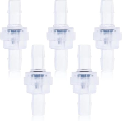Verwisselbare Plastic Terugslagklep voor Waterzuivering - 6mm, Transparant, Duurzaam en Lichtgewicht