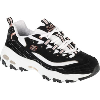 Skechers D'Lites Devoted Fan, Vrouwen, Zwart, Sneakers, maat: 41