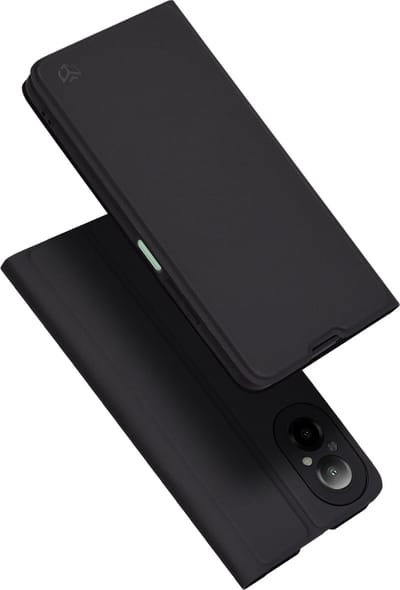 Hoesje geschikt voor Realme C67 4G - Techsuit Magskin Book Wallet Case - Zwart