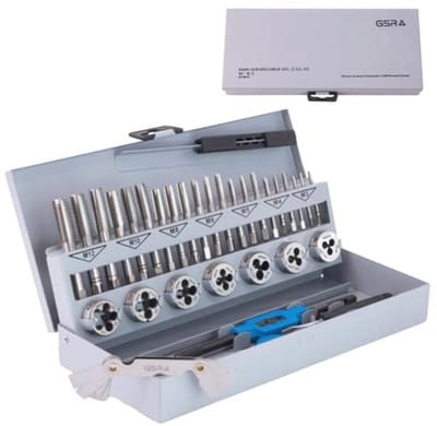32-delige Schroefdraad Set M3-M12 HSSG | Handgewindebohrer, Gewindeschneider en meer