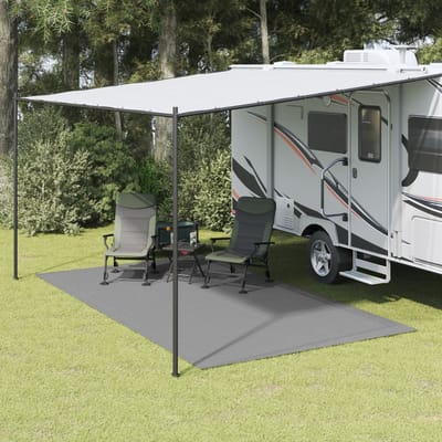 vidaXL - Tenttapijt - 4,5x2,5 - m - antracietkleurig