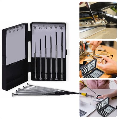 Precisie Schroevendraaierset - 11 stuks - 5x PH Kruiskop & 6x Gleufkop - Schroevendraaier - Handgereedschap - Klusgereedschap - Lange levensduur - Inclusief EBOOK