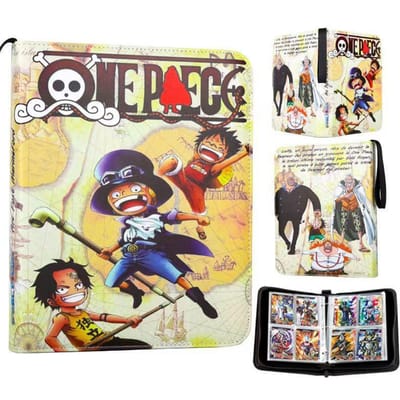 400 stuks One Piece Fotoalbum Boek Kaarthouder Familie Brief Visitekaarthouder Verzameling Ritszak Schattig Speelgoed voor Volwassenen Kinderen Cadeaus