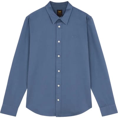 Lee 112386413 Regular Fit Overhemd Met Lange Mouwen Blauw M Man