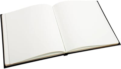 Exacompta 3x Gastenboek Balacron omslag met opschrift Livre d'Or - 140 pagina's - 21x19cm verticaal - Zwart - 4991E