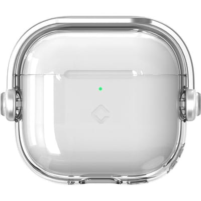 Coverzs TPU & PC clear case geschikt voor AirPods 3 - Doorzichtig beschermhoesje - Optimale bescherming