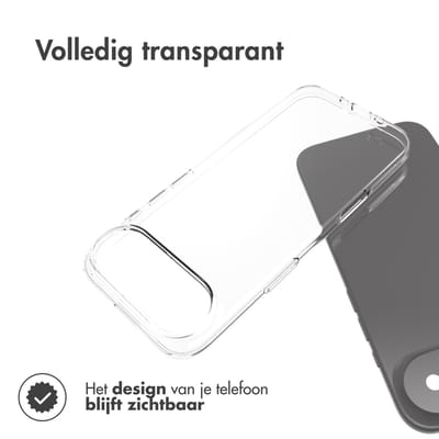 Accezz Hoesje - Geschikt voor Apple iPhone 17 Air - Clear Backcover - Transparant