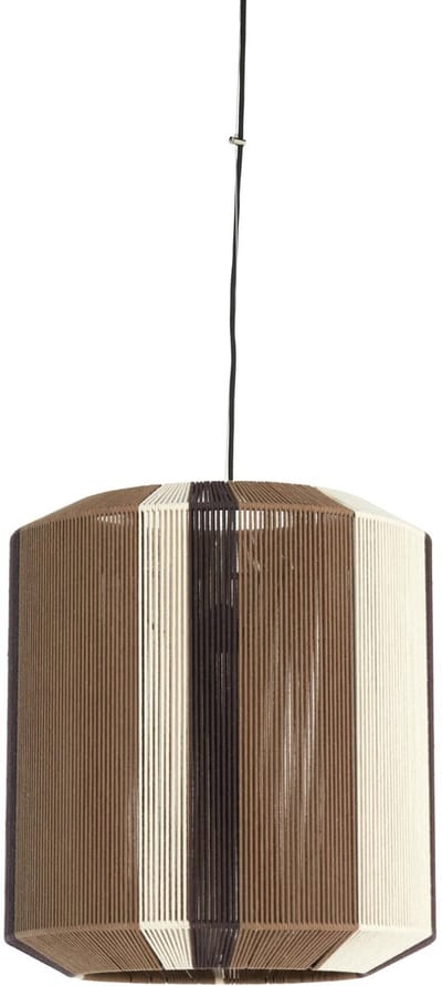 Light & Living Hanglamp Kozana - Donkerbruin - Ø48cm - Modern - Hanglampen Eetkamer, Slaapkamer, Woonkamer