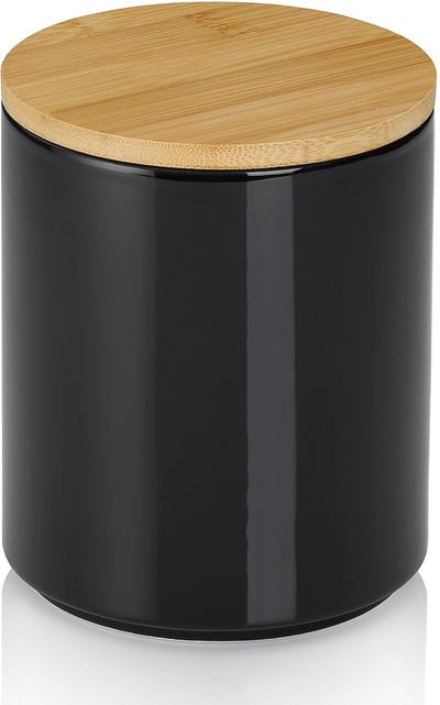 Voorraadpot, 1.2 L, Keramiek, Zwart - Kela | Cady