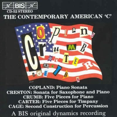 Eva Knardahl, Ingrid Lindgren, Gert Mortensen, Pekka Savijoki - The Contemporary American 'C' (CD)