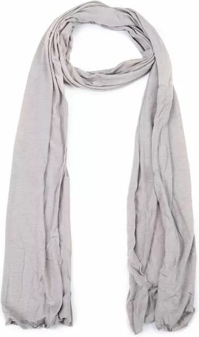 Bijoutheek Sjaal (Fashion) Effen Dun 35 CM x 200 CM Grijs