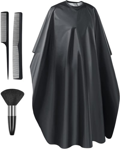 Professionele Kapperscape voor Haarstyling, Waterdicht Unisex Schort met Borstel en Kam, Ideaal voor Knippen en Kleuren