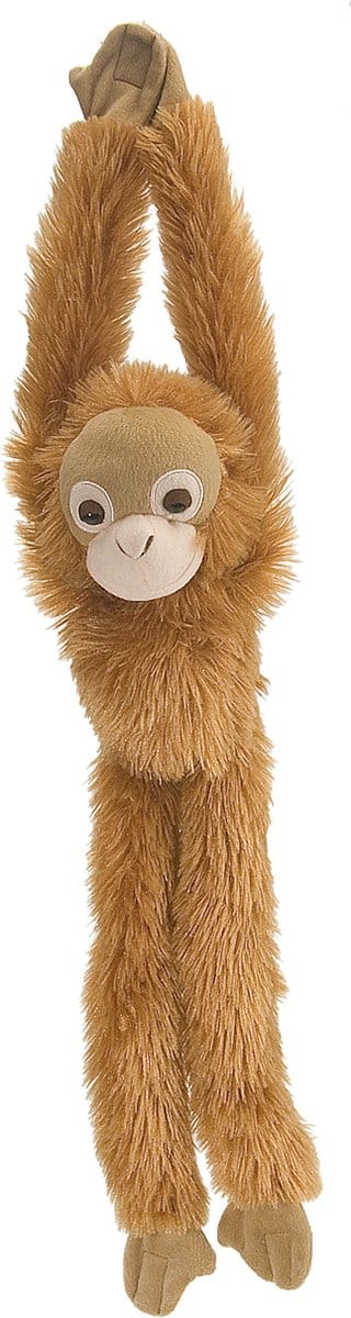 Wild Republic Orang Oetan pluche knuffel 51 cm - hangend - kraalogen - jungledier speelgoed