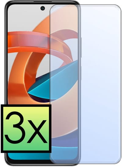 Screenprotector - 3 Stuks - Geschikt voor Xiaomi Poco M4 Pro 5G - Extra Sterk - Beschermglas - Gehard Glas - Tempered Glass - Screen Protector - Bescherm Cover