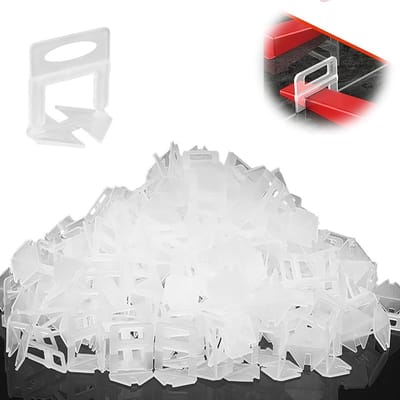 200 Stuks Tegel Niveau Clips, 1 mm Nivelering Kit voor Tegels, Tegel Leggen Hulp en Gereedschap, Perfect voor Natuursteen en Keramische Tegels
