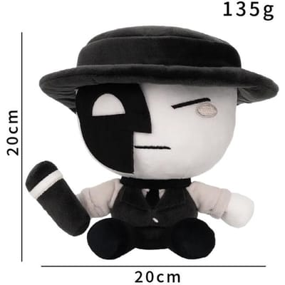 Spel Dobbelsteen Des Doods Kunstzinnige Pluche Speelgoed 20cm Kunstzinnige Gevulde Pop Verjaardag Vakantie Cadeaus Periferieën Decoratie white