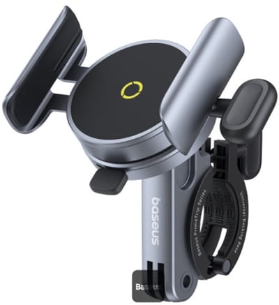 Baseus PrimeTrip - Magnetische Telefoonhouder Fiets met Klem - Compatibel met MagSafe - Geschikt voor o.a. E-Bike, Racefiets, Mountainbike en Elektrische Stepjes - Zwart