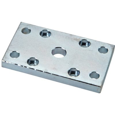 Flens voor 20 mm ISO 21287 cilinder Verzinkt staal - P28K6
