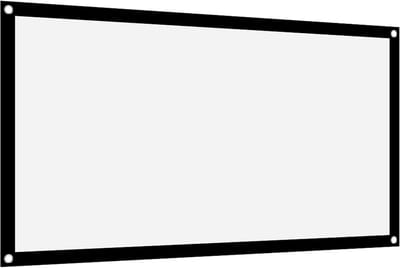 Projectiescherm - Beamerdoek - Thuisbioscoop - Kreukvrij polyester - 50 inch 16:9 - Wit