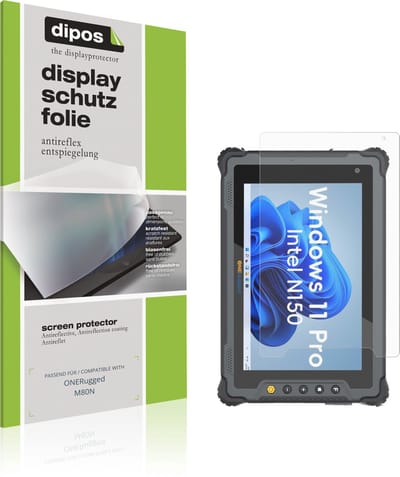 dipos – 2x Matte Beschermfolie geschikt voor ONERugged M80N | Krasbestendige & antireflecterende Screenprotector Ultra-Thin