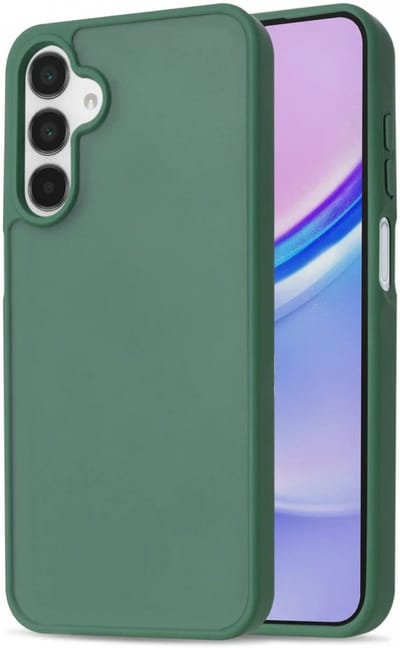 Hoesje Geschikt voor Samsung Galaxy A15 - Matte Back Cover - Groen
