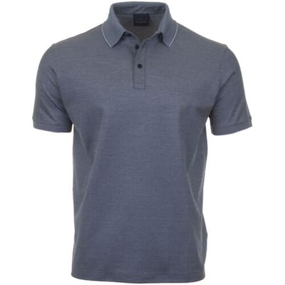 Paul & Shark Polo Two Tone Cotton Piqué Kentucky Blue / male
