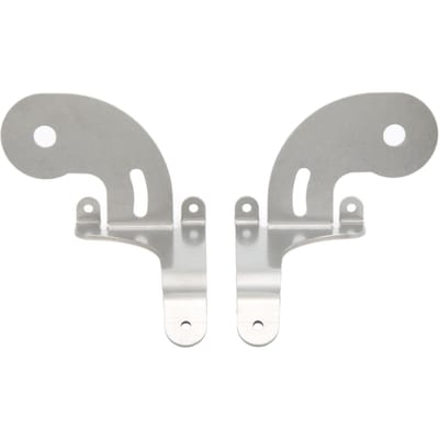 Support de montage de projecteur gauche droite en acier inoxydable chromé, remplacement pour Mini R50 R52 R53 2 pièces
