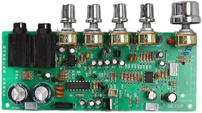 Audio Versterker Module - Mixer Bord - Muziek Effecten - Geïntegreerde Echo Chip - AC12-15V - Groen