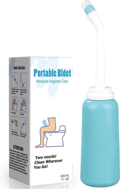 Nixnix® - Draagbare Nood Mobiel Bidet 500ml - Toilet - Kraamzorg - WC