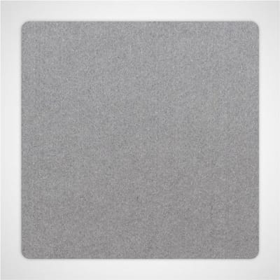 Vierkante vilt onderzetters - Lichtgrijs - 6 stuks - 10 x 10 cm - Glas onderzetter - Cadeau - Woondecoratie - Woonkamer - Tafelbescherming - Onderzetters Voor Glazen - Keukenbenodigdheden - Woonaccessoires - Tafelaccessoires