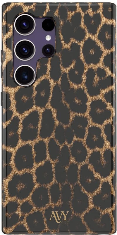 AVY Hard Shell Back Cover | geschikt voor Samsung Galaxy S24 Ultra | Panthera Chic | Compatibel met MagSafe & Qi2
