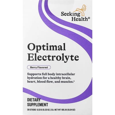 Seeking Health, Optimaal Elektrolyt, Bes, 30 Sachets, 6,53g (0,23 oz) Elk