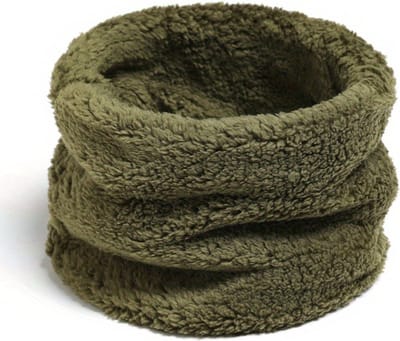 Nivard Nekwarmer - Heren - Dames - Fleece - Motor - Bandana - Masker - Colsjaal - Winter - Sjaal - Gewatteerd - Skiën - Warm - Leger Groen