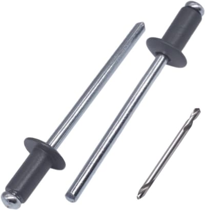 Blindklinknagels Aluminium 4,0 x 10 mm Koepelkop Antracietgrijs RAL 7016 (400 stuks)