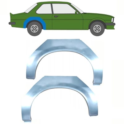 Reparatiepaneel achterspatbord voor Opel Ascona B 1975-1981 / Links + Rechts
