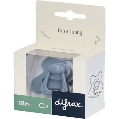 Difrax Fopspeen - Natural - 18+ maanden - Siliconen - Stone - 1 stuk