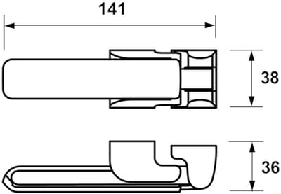 AXA KIERSTANDHOUDER RVS SKG-V 7351-20-81