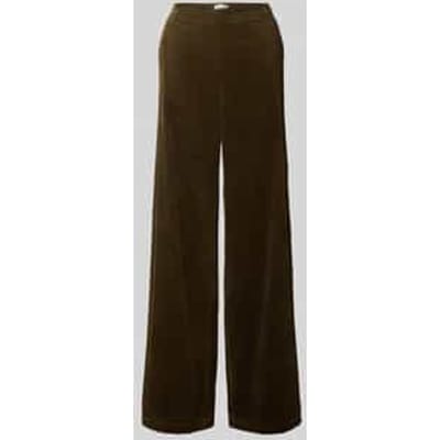 Wide leg corduroy broek van puur katoen
