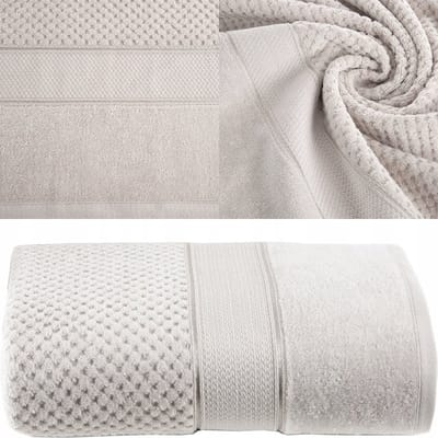 Luxe katoenen badhanddoek 30x50cm, 500 g/m², beige