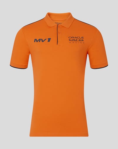 Oracle Red Bull Racing Max Verstappen Oranje Polo 2024 S - Formule 1