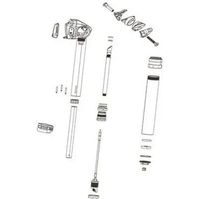 Klemschroevenset voor zadelpen Rockshox Reverb/Stealth B1