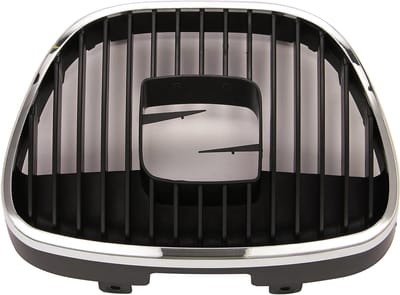 Radiatorrooster - Grille Afdekking - Auto Onderhoud - Met Sierstrepen - 29 x 23 x 6 cm - Zwart