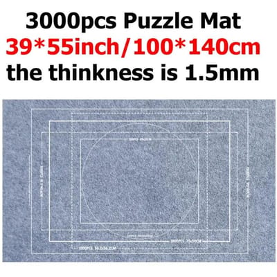 1500-3000 STUKS Puzzel Opbergmat Draagbare Opbergdeken Antislip Vilt Stof Volwassen Doe-het-zelf Handgemaakt Product Opbergtool TMZ
