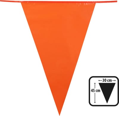 Boland - PE reuzenvlaggenlijn oranje Oranje - Voetbal - Voetbal - Koningsdag - Holland - Supporter